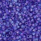Abalorios TOHO Treasure 11/0 Inside-Color Rainbow Aqua/Purple-Lined TT-01-776